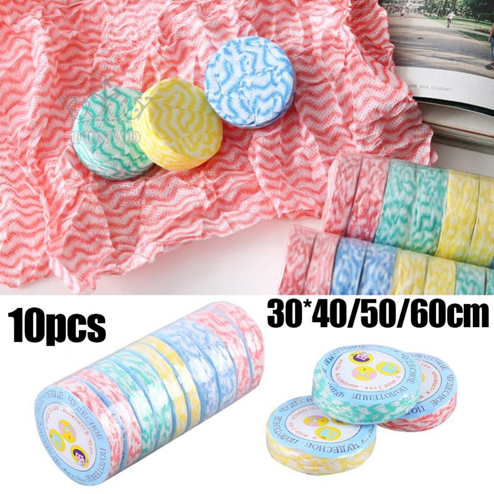 Set 10 Khăn Lau Dạng Nén Sử Dụng Một Lần Tiện Lợi Khi Đi Du Lịch