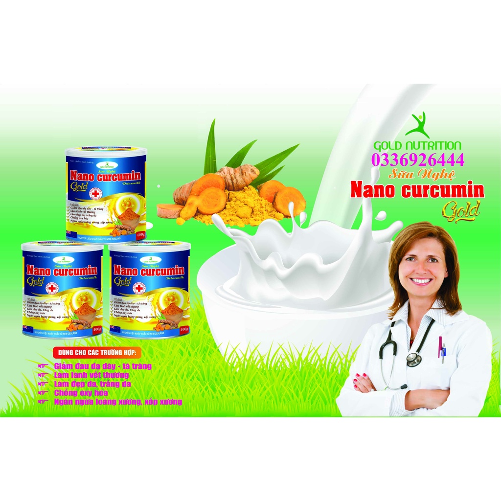 Sữa nghệ nano curcumin 900g