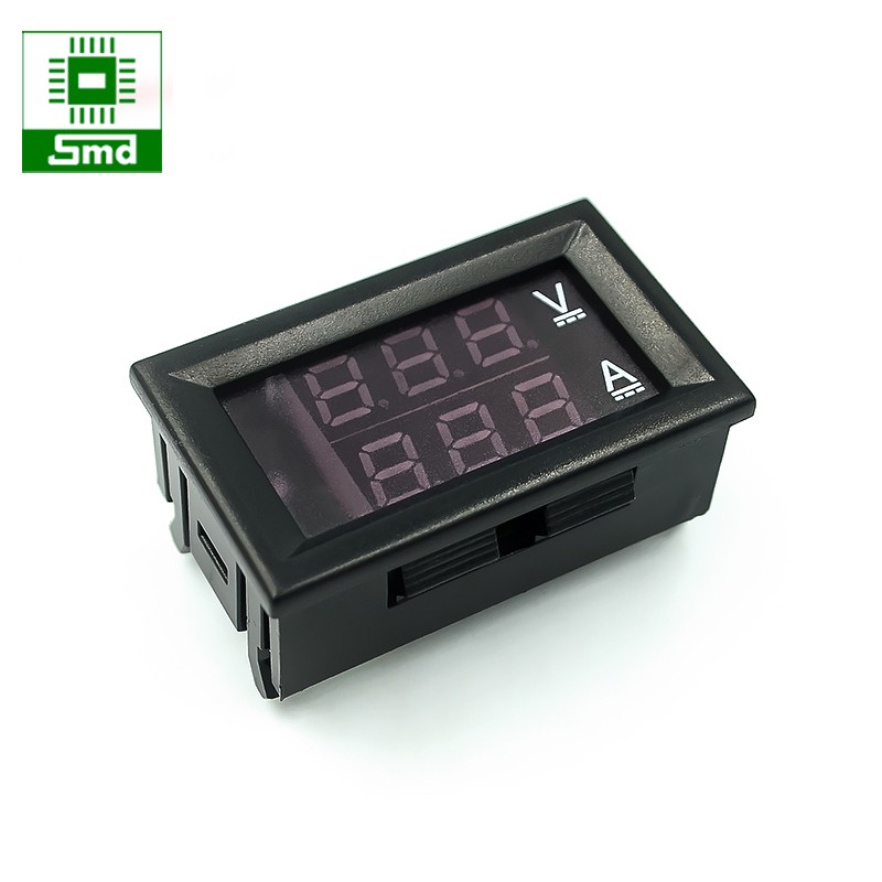 Đồng hồ Led đo dòng áp DC kỹ thuật số 100V 10A
