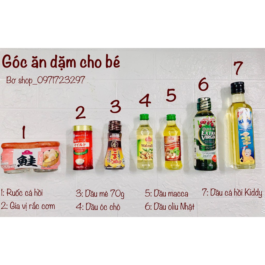 Dầu ăn cho bé