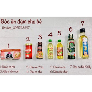 Dầu ăn cho bé