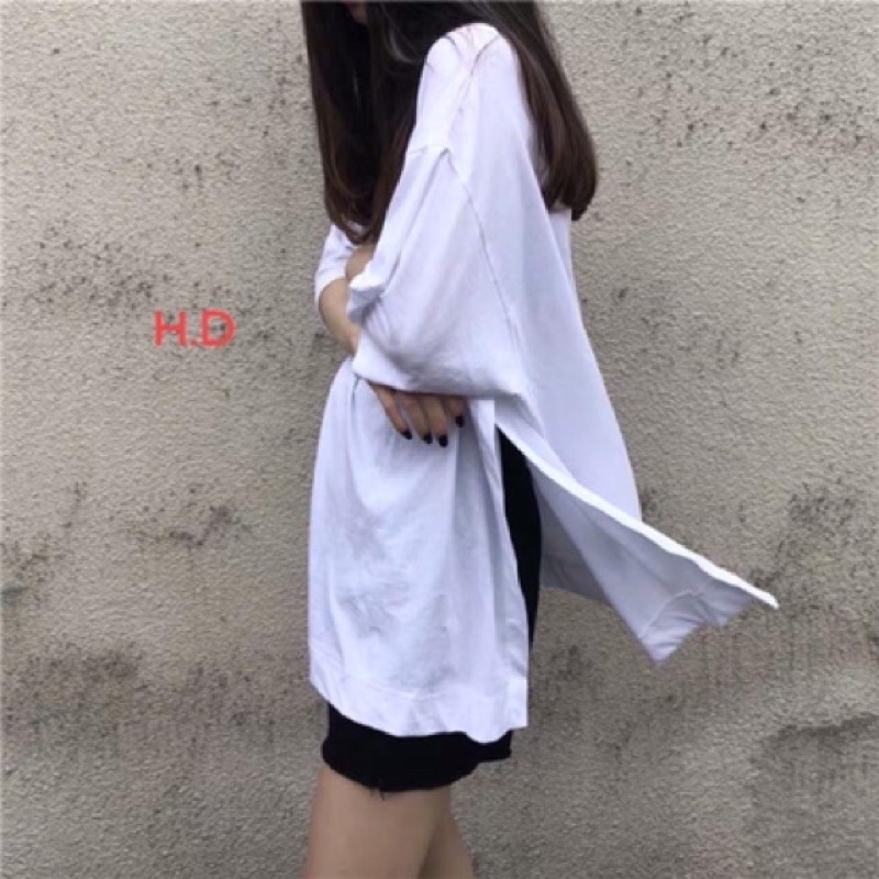 Sét áo xẻ cạnh quần đùi HD