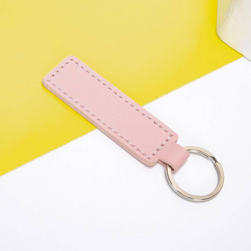 Móc Chìa Khóa Bằng Da PU Nhiều Màu Thời Trang