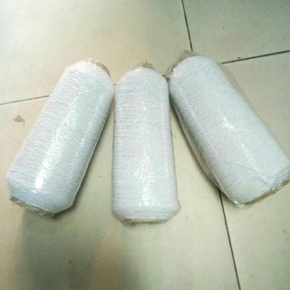 Chun Chỉ may Cuộn To Xịn cuộn cao 18cm x 6cm 1 cuộn màu Trắng Đen chất lượng co dãn tốt#110801