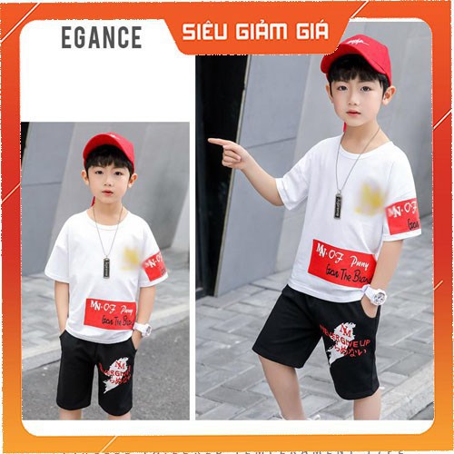 [ xả kho ] EB Sét bộ quần áo trẻ em in hình AEJ dành cho bé trai 6-10 tuổi
