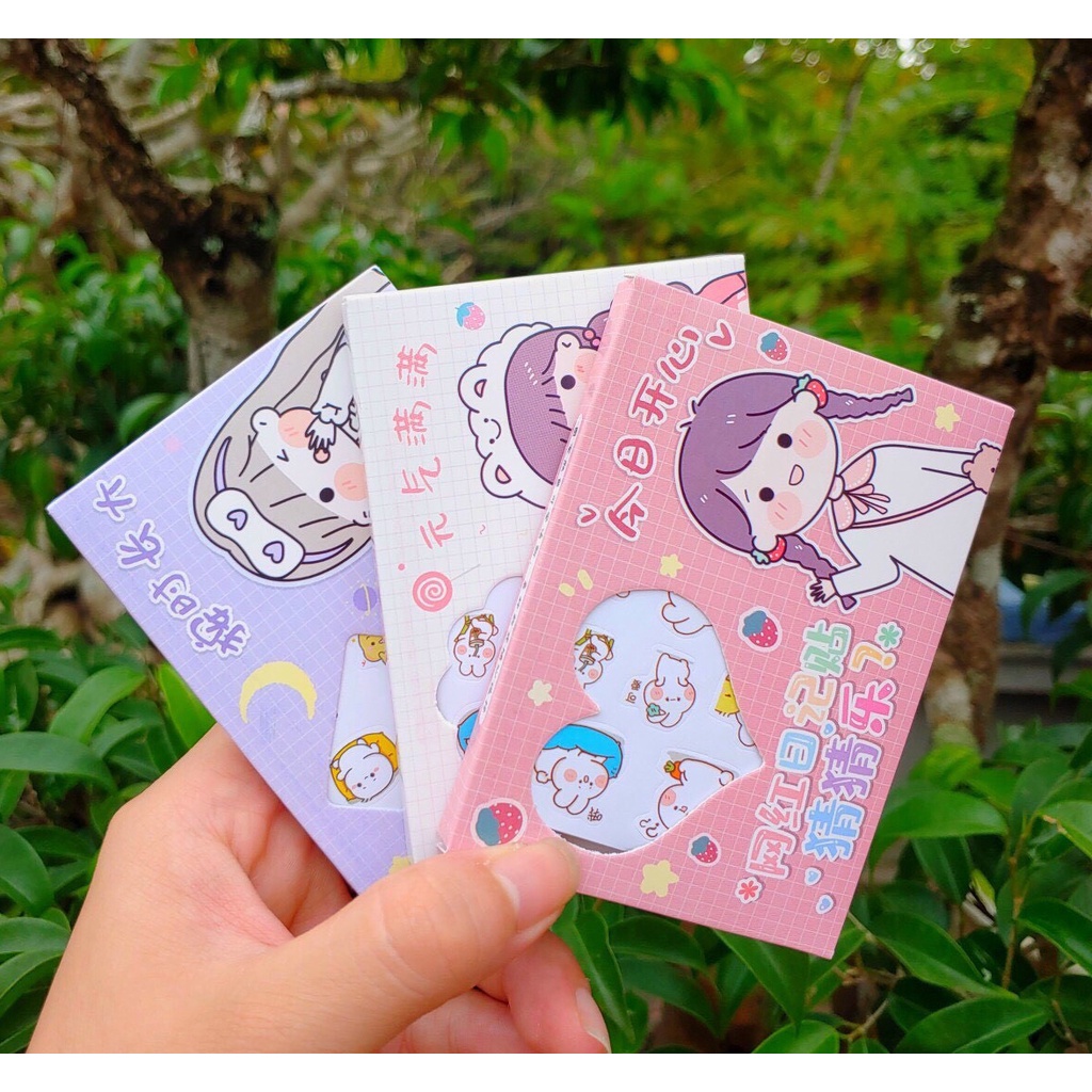 Hộp Sticker 12 tấm nhiều hình - shopliam