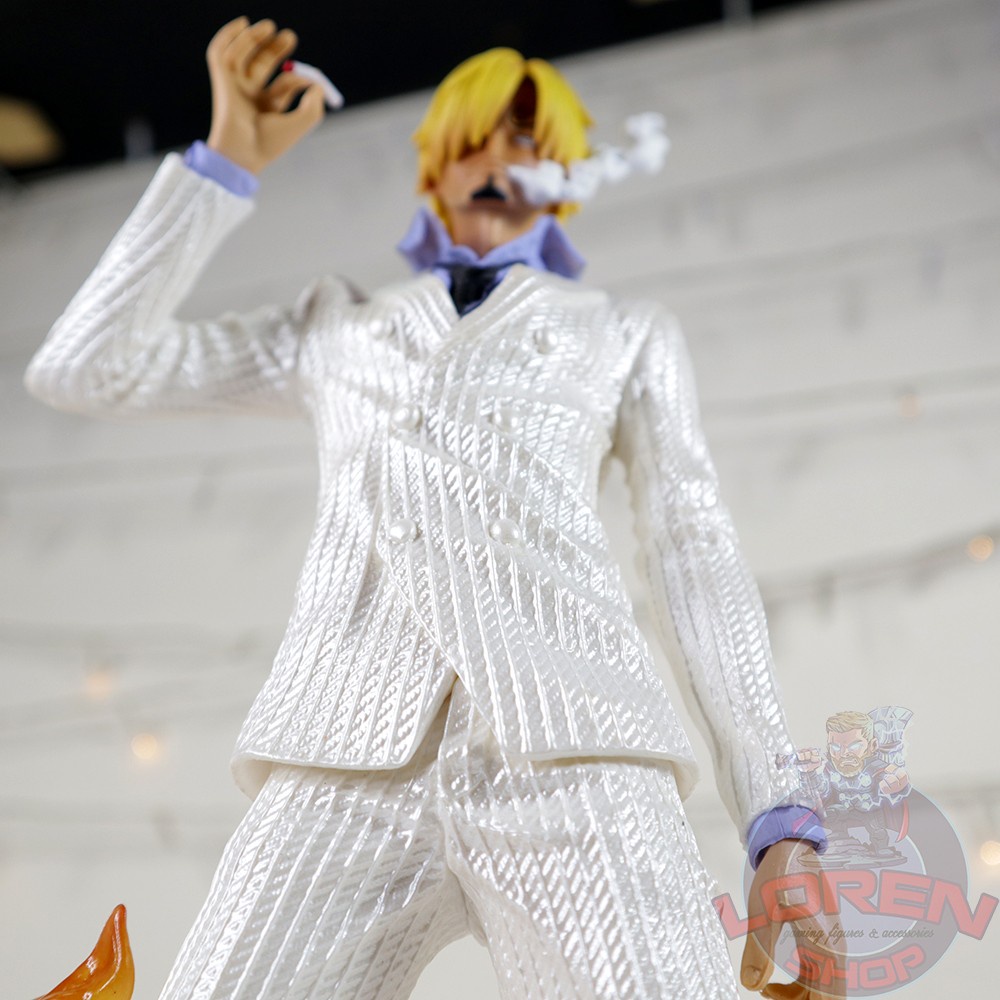 Mô hình Vinsmoke Sanji chân lửa trong Onepiece, mô hình PVC cao cấp 33 cm lorenshop