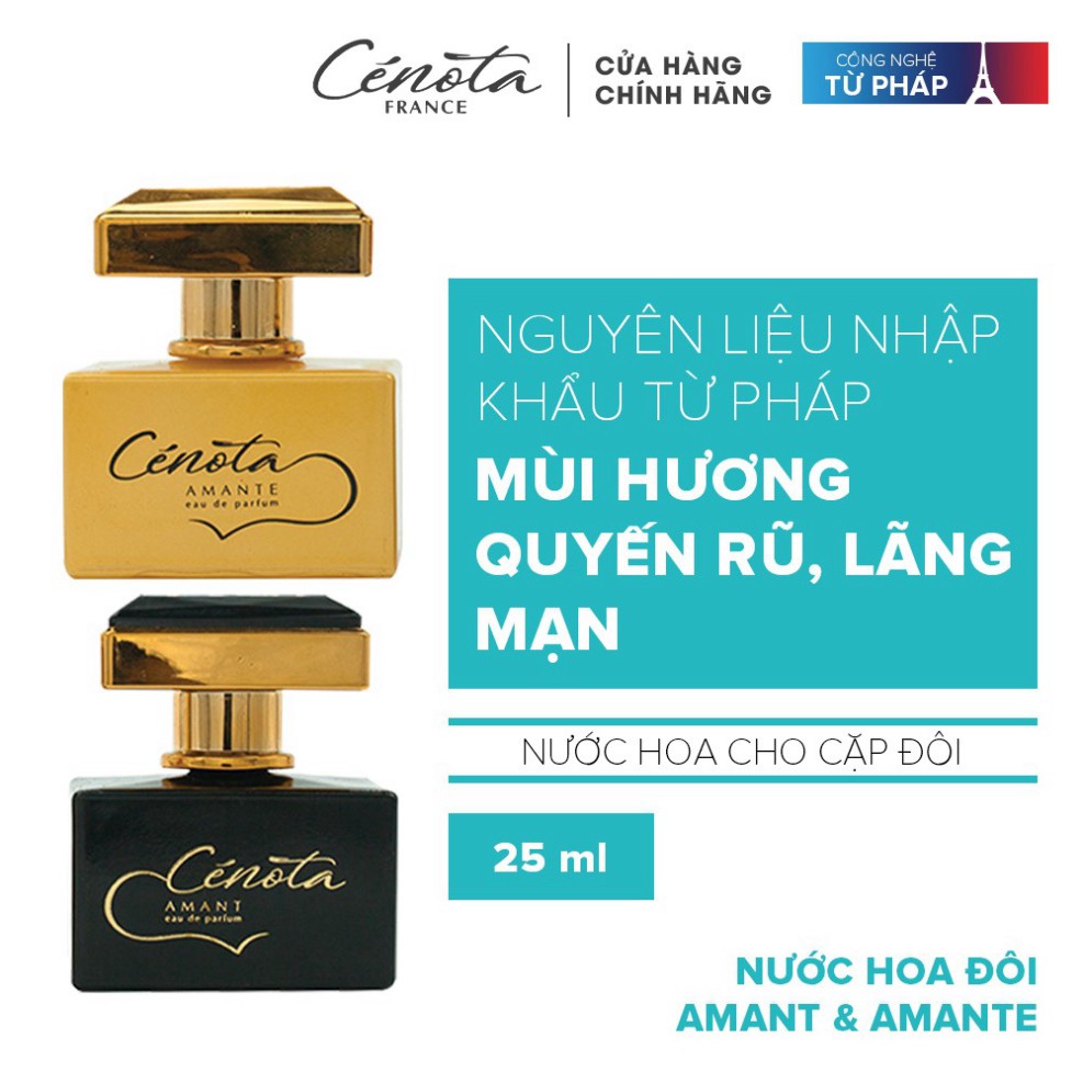 Nước hoa Cénota Couple Amant & Amante 25ml