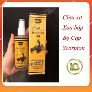 [Bản Mới Nhất] Chai xịt xoa bóp Bò Cạp Scorpion Thái Lan