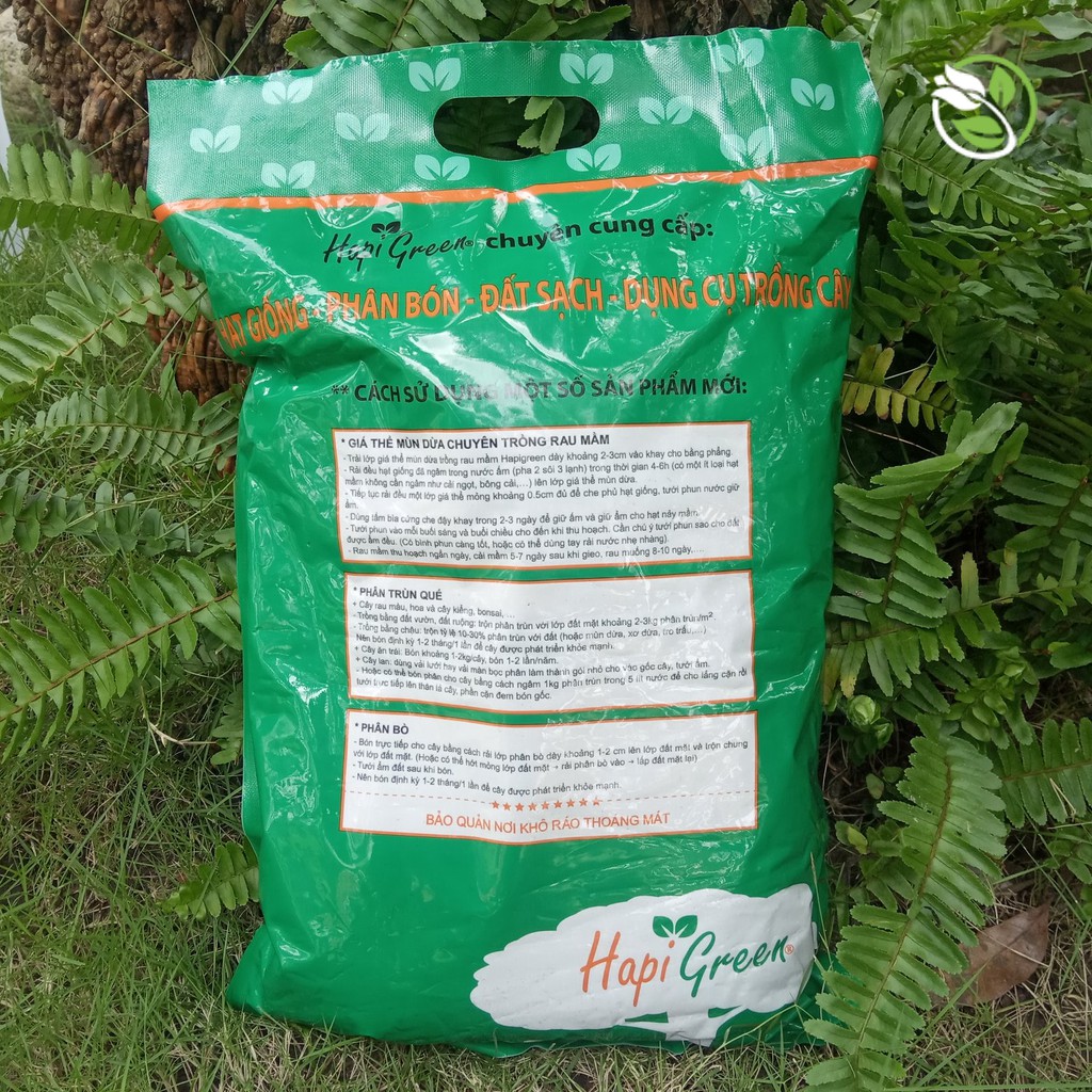 Giá Thể Mùn DừA Hapi Green ( Đã Qua Xử Lí) - Bao 2kg