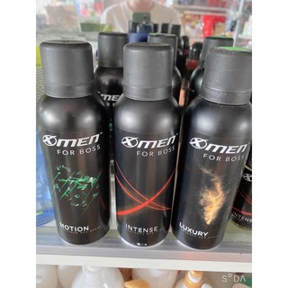 xịt khử mùi xmen for boss 150ml để lại tin nhắn chọn màu