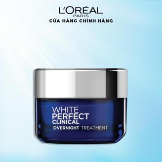 Kem dưỡng trắng mịn và giảm thâm nám ban đêm L'Oreal Paris White Perfect Clinical 50ml Hàng hiiệu