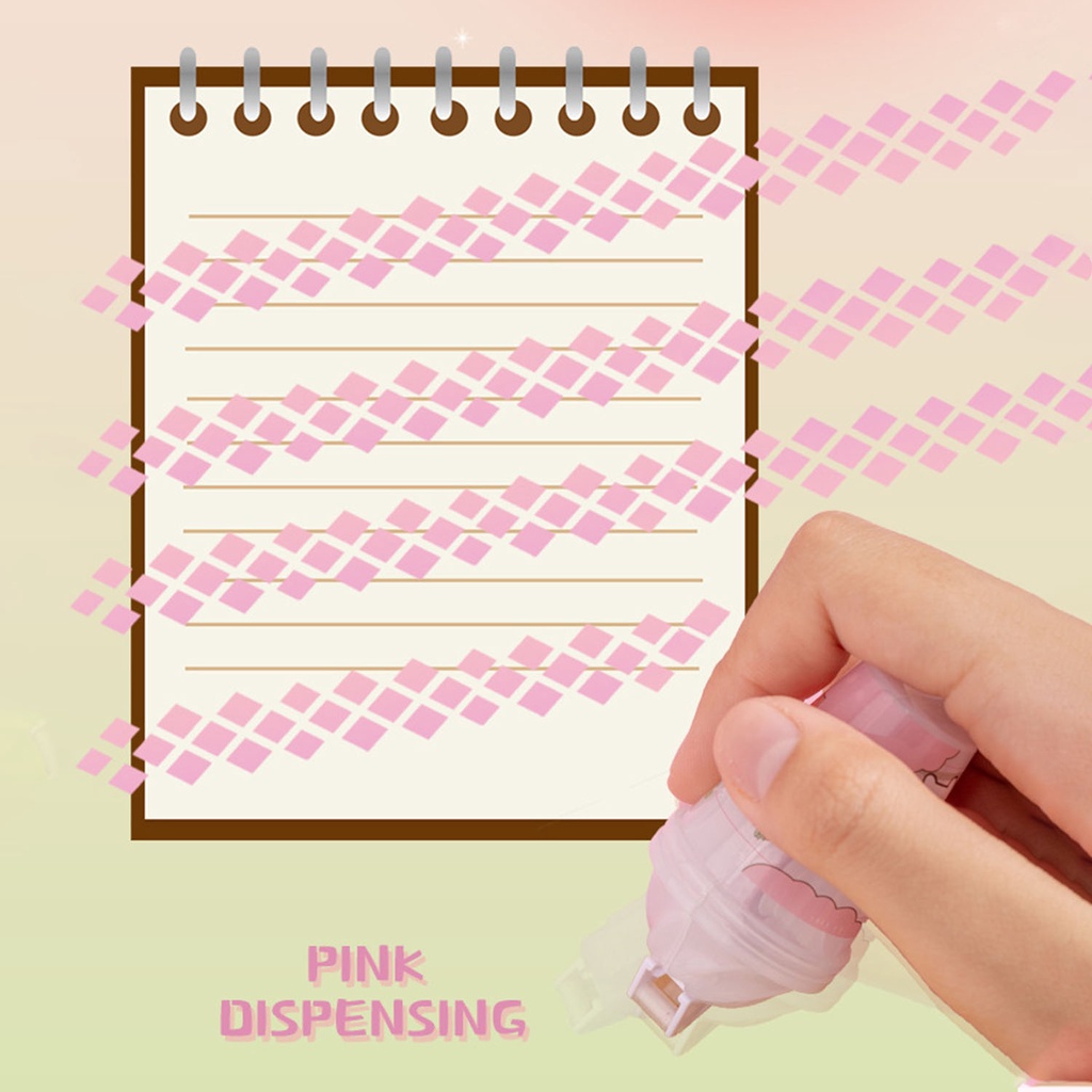 Băng Keo Hai Mặt Hình Cây Kem Dễ Thương Độc Đáo Trang Trí Văn Phòng / Trường Học DIY