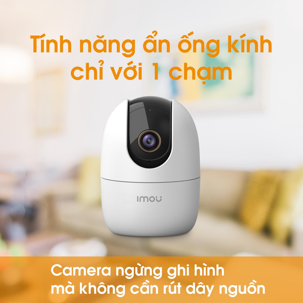 Camera không dây WiFi 4.0Mpx Imou Ipc-A42P-B xoay 360 độ - Hàng Chính Hãng