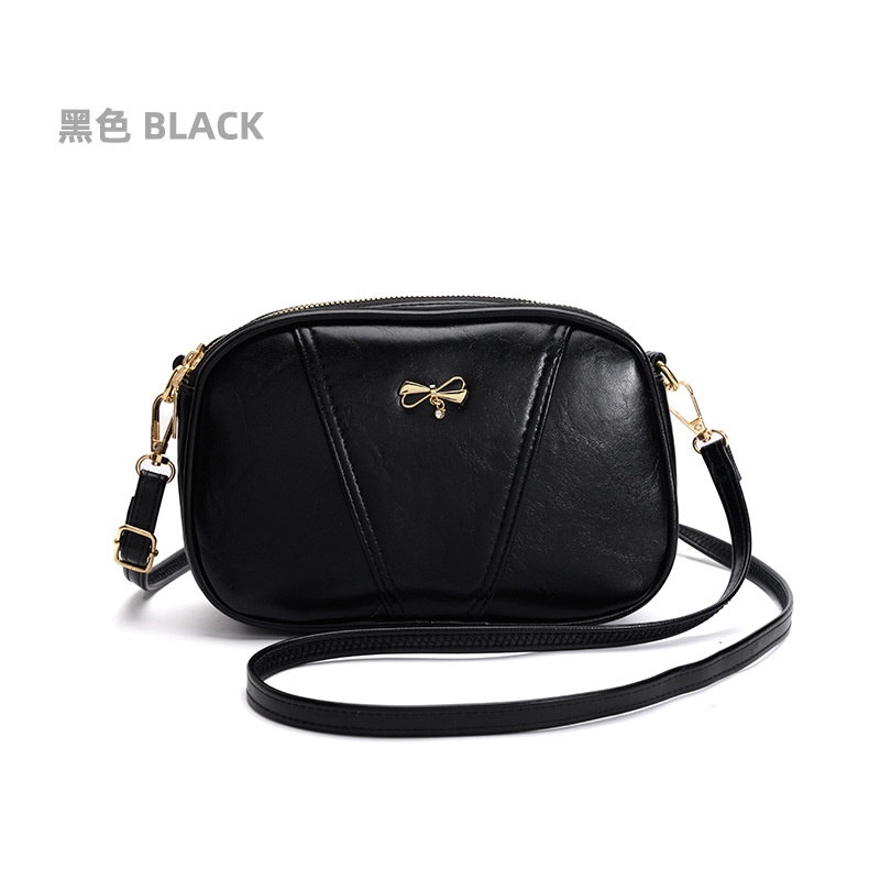 Túi đeo vai IELGY hình vuông cỡ lớn đính nơ phong cách Hàn Quốc dành cho nữ