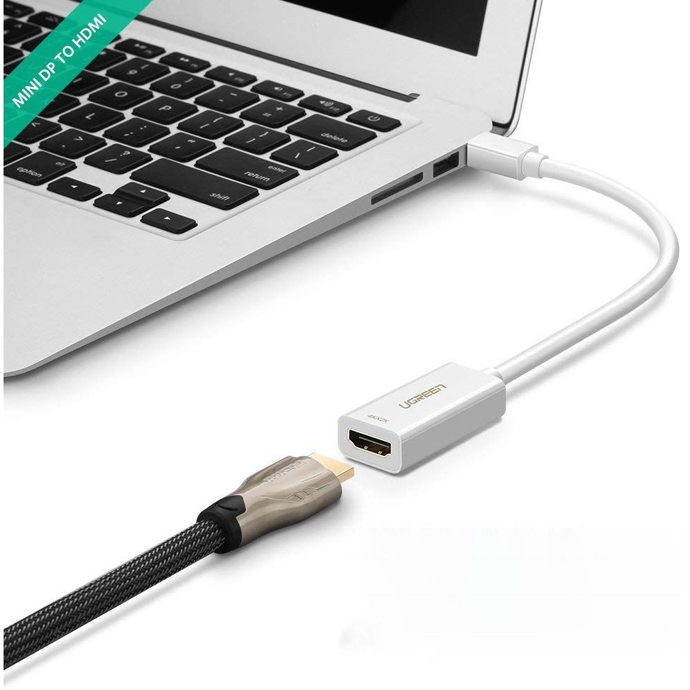 Cáp chuyển đổi MD112 Mini DisplayPort đầu đực sang HDMI đầu cái, dài 25cm, hỗ trợ 4K*2K/30Hz