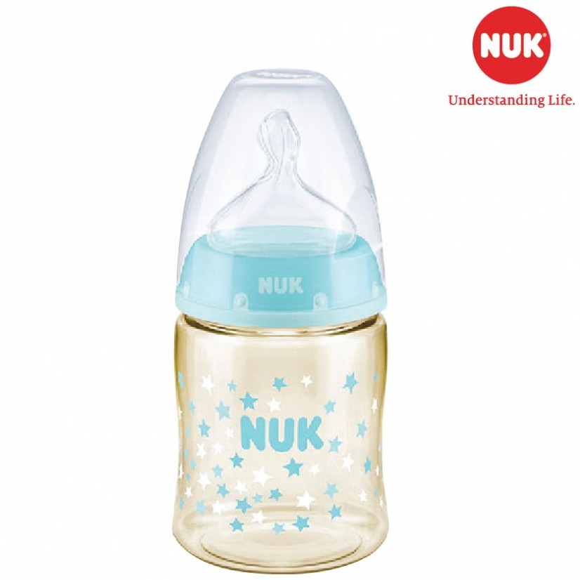 Bình sữa NUK Premium Choice nhựa PPSU núm ti S1-M 150ml