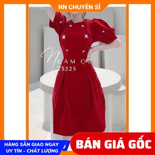 ĐẦM TAY BÚP PHỐI CƯỜM XINH XẮN TS325 ❤100% ẢNH THẬT❤HÀNG ĐẸP