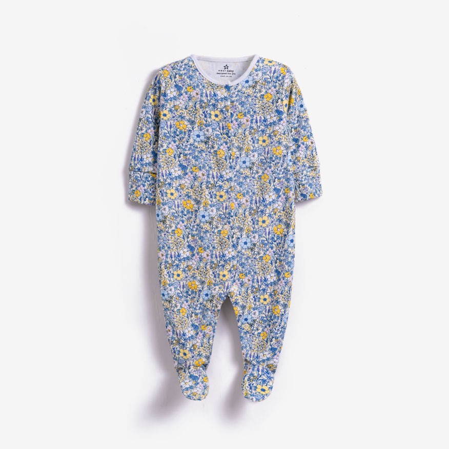 Vlinder đứa bé áo tắm cotton romper bodysuit dài tay pyjama