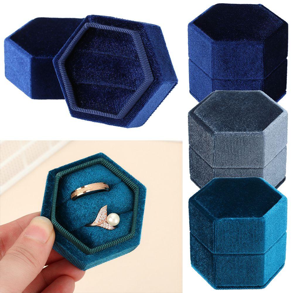 Hộp Đựng Trang Sức Bằng Nhung Nhiều Màu Sắc