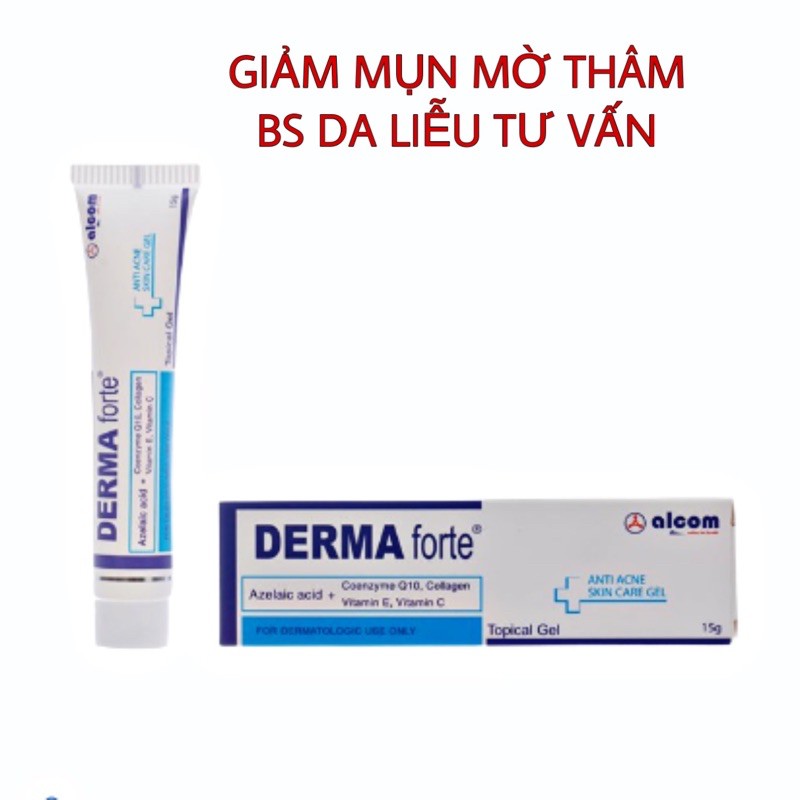 [Mã INCU1708 hoàn 15K xu đơn 50K] Kem Giảm Mụn Ngừa Thâm Derma Forte 15g