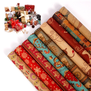 1 Cuộn Giấy Gói Quà Giáng Sinh / Sinh Nhật / Tiệc Cưới DIY