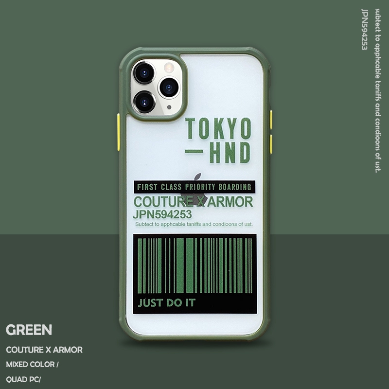 Ốp điện thoại mềm hình Tokyo màu xanh lá/đen cho Iphone 11 Pro MAX i7 i8 Plus XR XS MAX | BigBuy360 - bigbuy360.vn