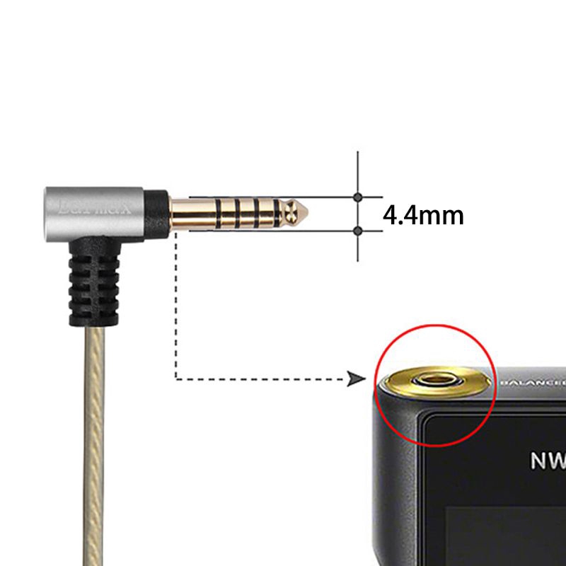 Dây Cáp Âm Thanh Kích Thước 4.4mm / 2.5mm Dành Cho Sennheiser Hd595 / 558 / 518 / 598 / Hd599 / 569 / 579