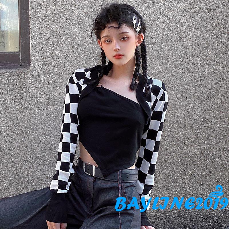 Áo Nữ Không Tay Lệch Vai Màu Đen Thời Trang Mùa Hè