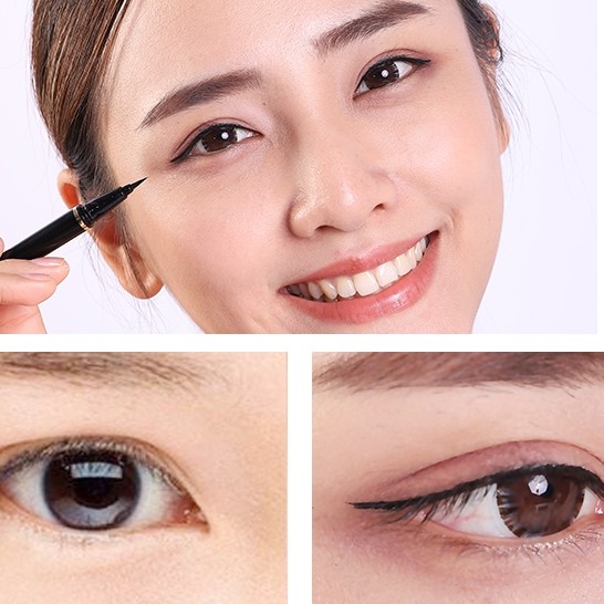 Bút kẻ mắt BigEye dạng lỏng màu đen chống thấm nước và không bị nhòe