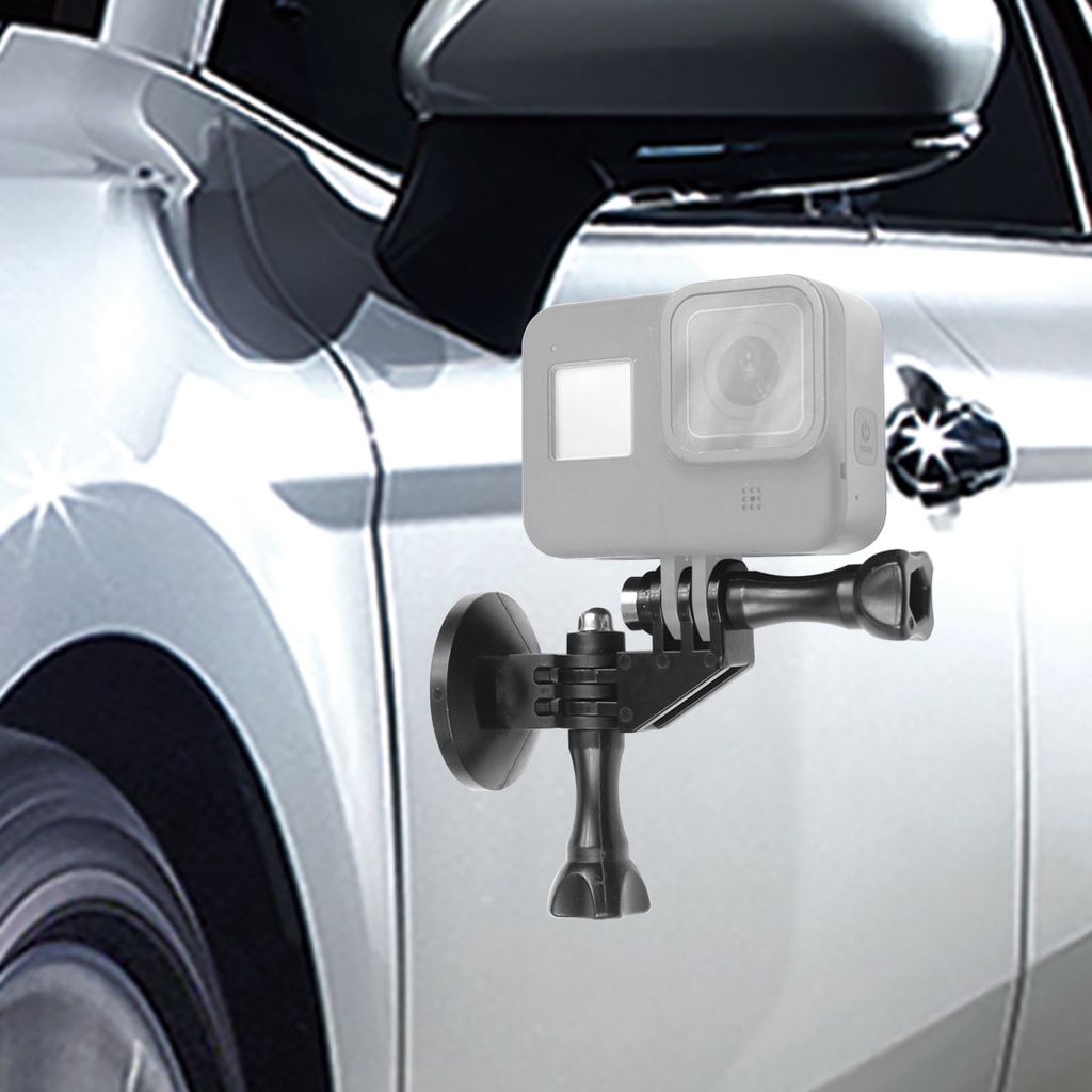 Mới Giá Đỡ Máy Ảnh GoPro Hero 9 8 7 5 Xoay 360 Độ Có Giác Hút Nam Châm Xoay 360 Độ Mới