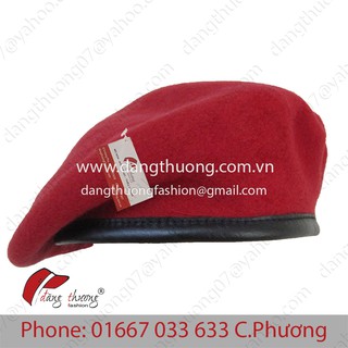 Mũ nồi DẠ đỏ nhập khẩu HÌNH THẬT