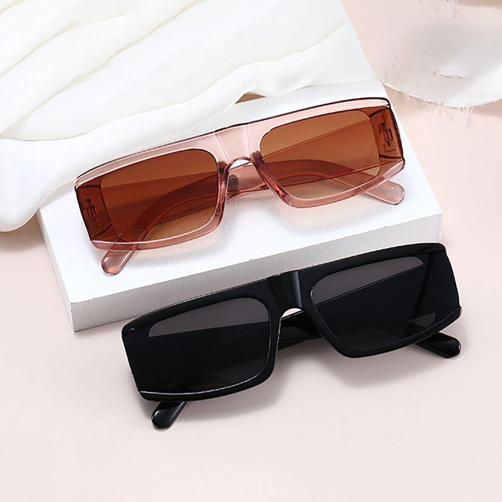 Kính Chống Bức Xạ UV400 Hình Vuông Phong Cách Hàn Quốc Cho Nữ