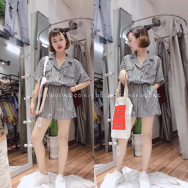 Sét vest kẻ cổ Vuông | BigBuy360 - bigbuy360.vn