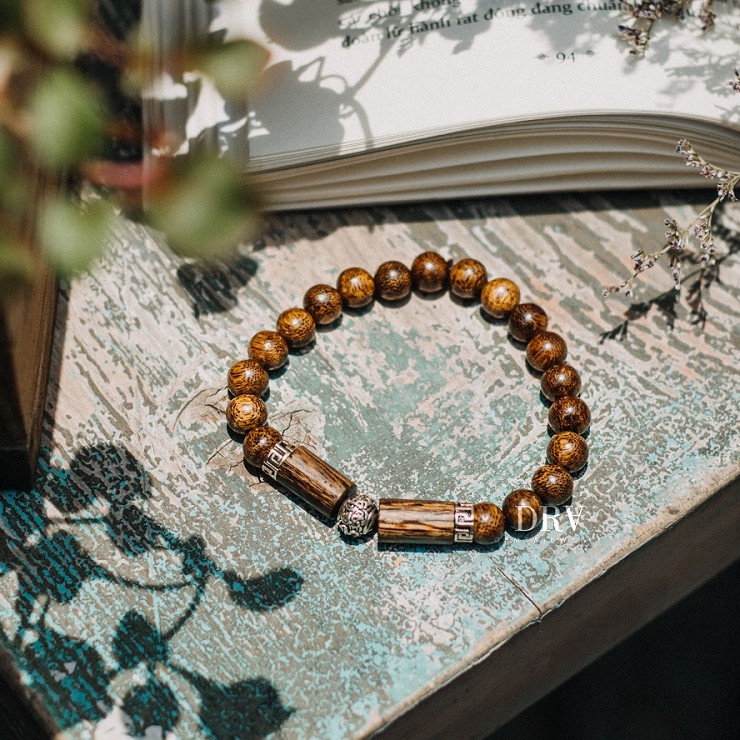 💟Mới 2021 💟 Vòng Trầm Hương Đốt Khúc Charm Bạc DRA118, Mạnh Mẽ Sang Trọng | BigBuy360 - bigbuy360.vn
