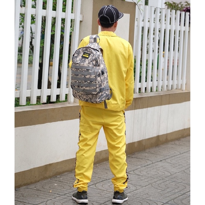 TRANG PHỤC COSPLAY PUBG BỘ ĐỒ VÀNG|PUBG TRACK SUIT BANANA CHẤT NỈ ĐẸP