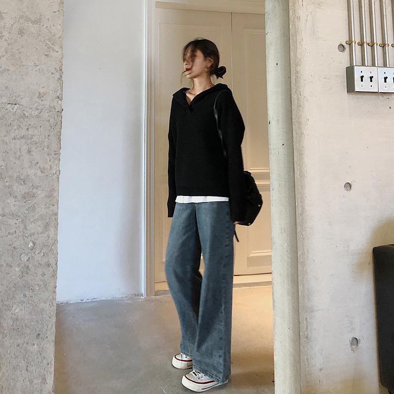 Quần Jeans Nữ Lưng Cao Ống Đứng Thời Trang Hàn | BigBuy360 - bigbuy360.vn