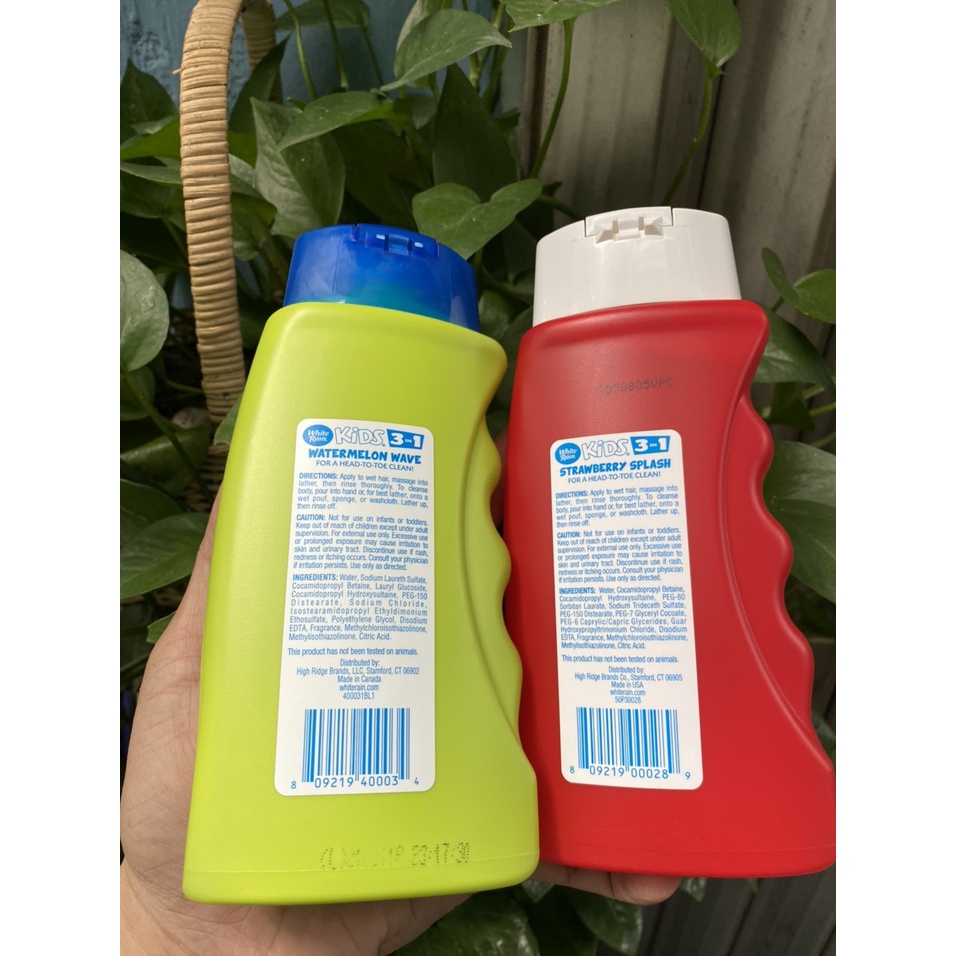 Sữa Tắm Gội White Rain Cho Em Bé Hương Trái Cây 354ml Hàng Mỹ (giao ngẫu nhiên)