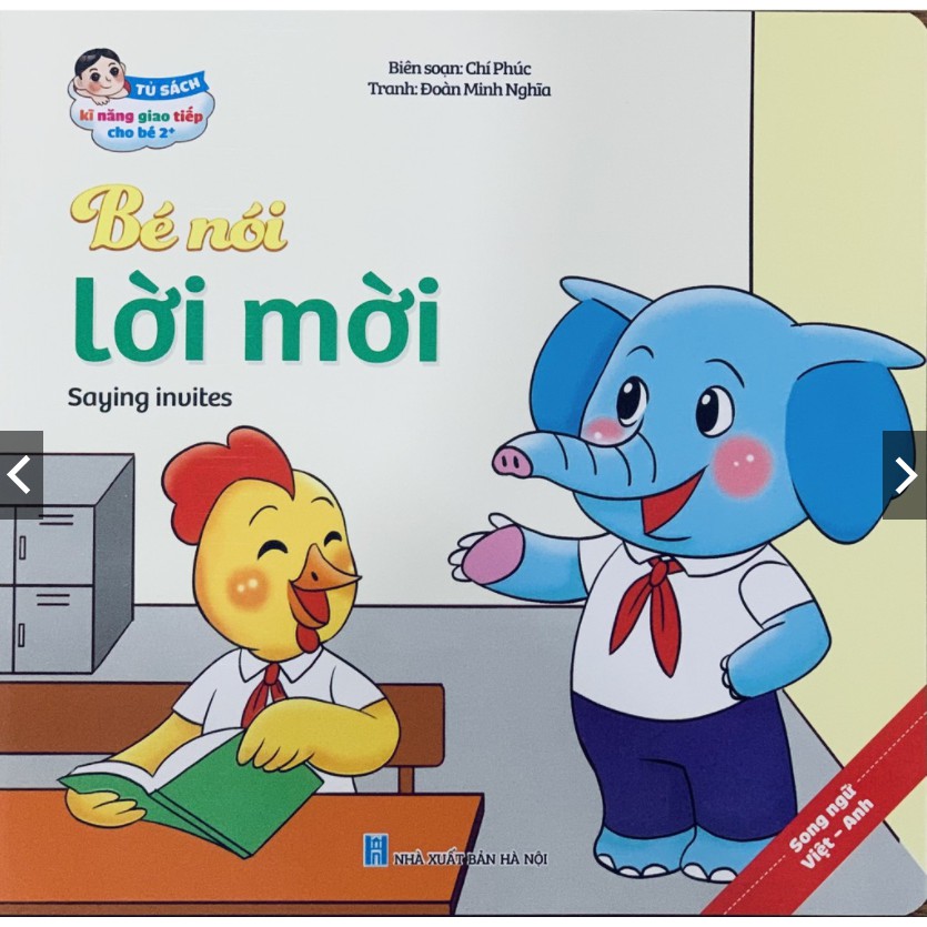 Sách song ngữ cho bé kỹ năng giao tiếp bộ 10 cuốn - truyện tranh Song ngữ Anh Việt