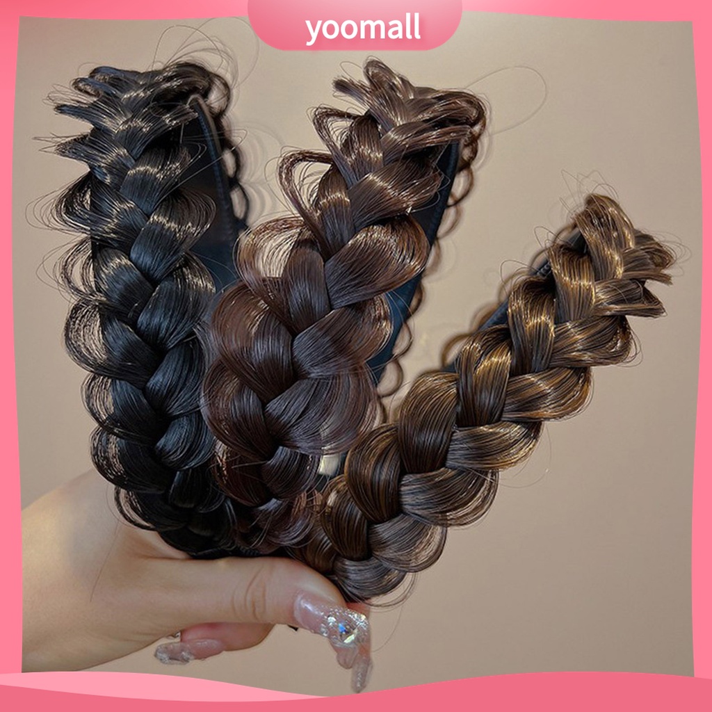 Yomall♡ Cài Tóc Giả Thắt Bím Phong Cách Bohemia Cho Nữ