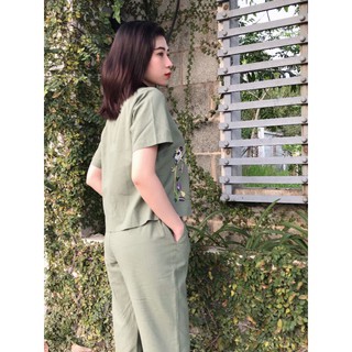 Đồ bộ linen , sét linen thêu , linen
