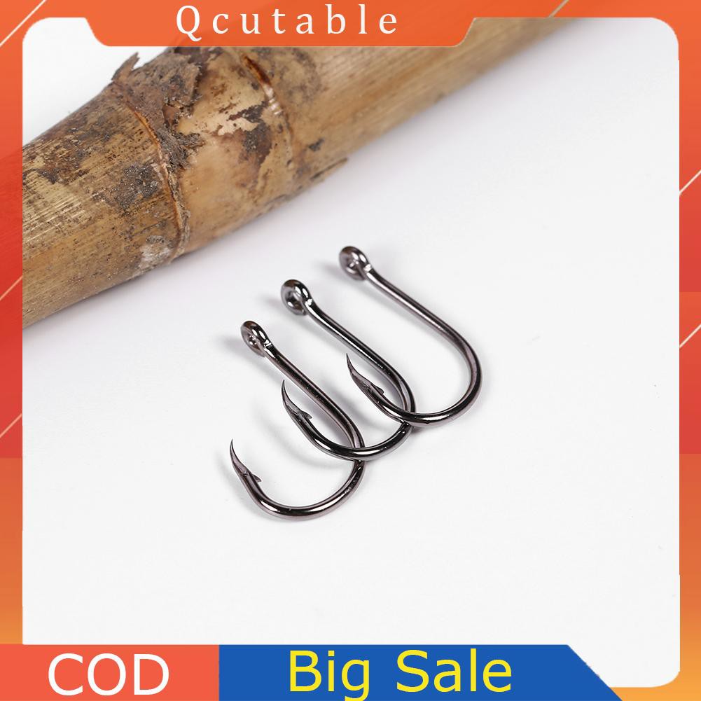 Hộp 100 Lưỡi Câu Cá Bằng Thép Carbon Cao Cấp