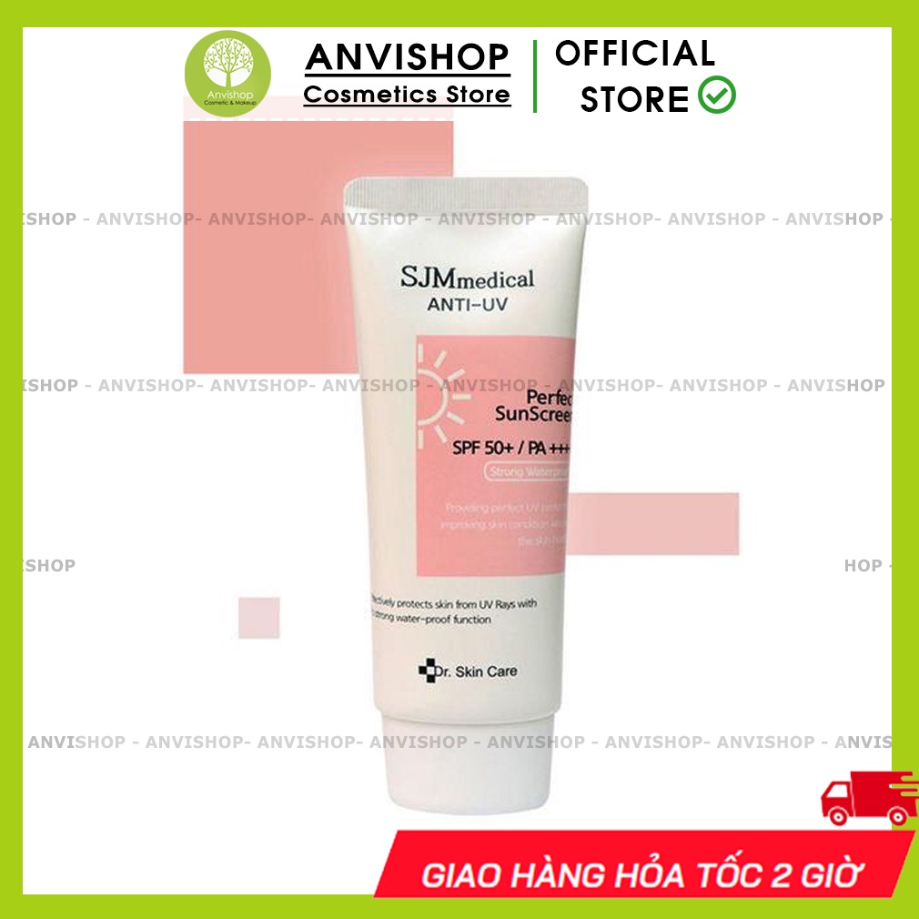Kem chống nắng SJM Medical Anti-UV Perfect Sunscreen SPF50+/PA++++ 60g