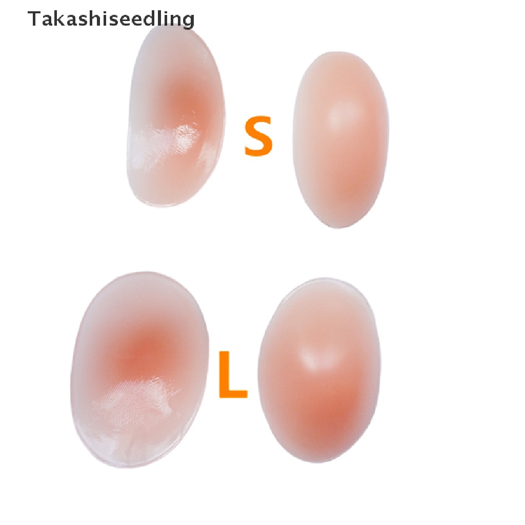 1 Cặp Đệm Silicone Mềm Dán Nâng Ngực Vai Vô Hình Size S / L