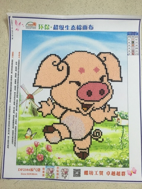 Tranh đính đá thành phẩm