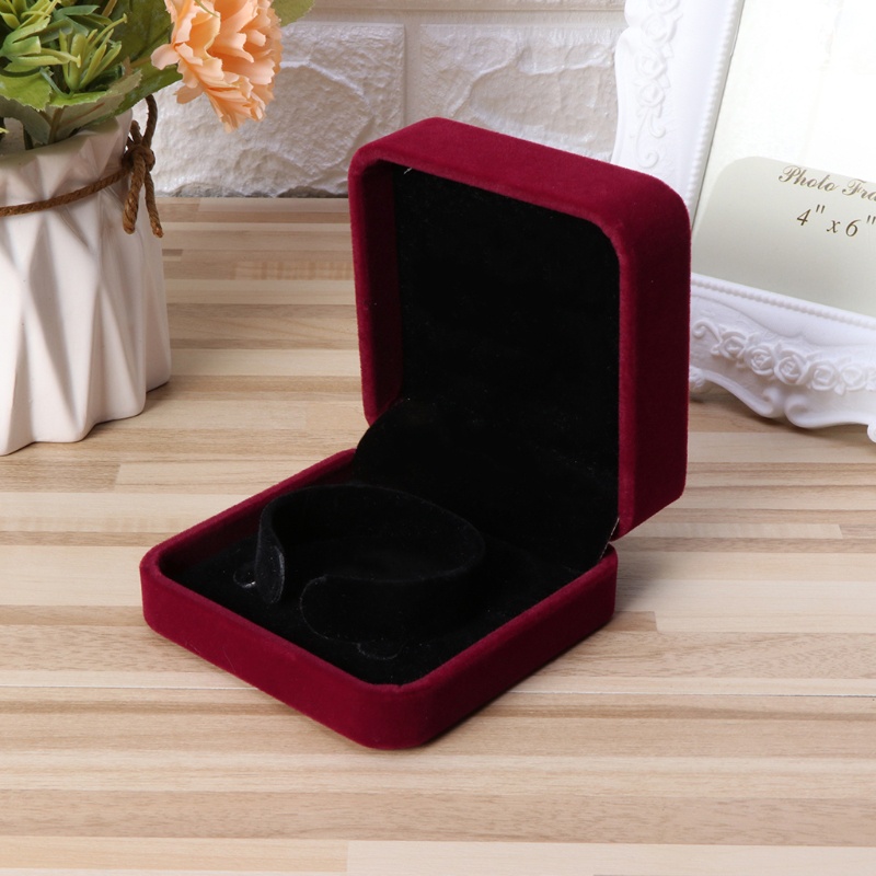 Flgo Hộp Đựng Trang Sức Bằng Nhung Sang Trọng Ốp