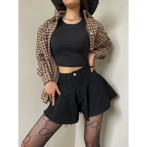 QUẦN SHORT JEAN NGẮN LƯNG CAO ỐNG NGẮN C2349 C2350