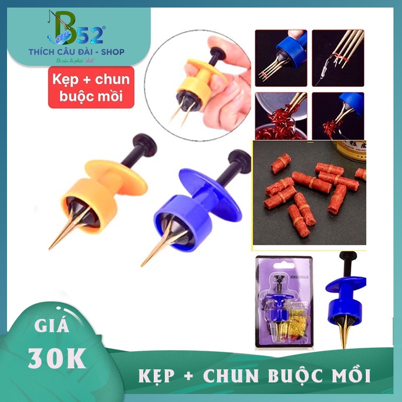 Kẹp, Chun Buộc Mồi Hạt Xả