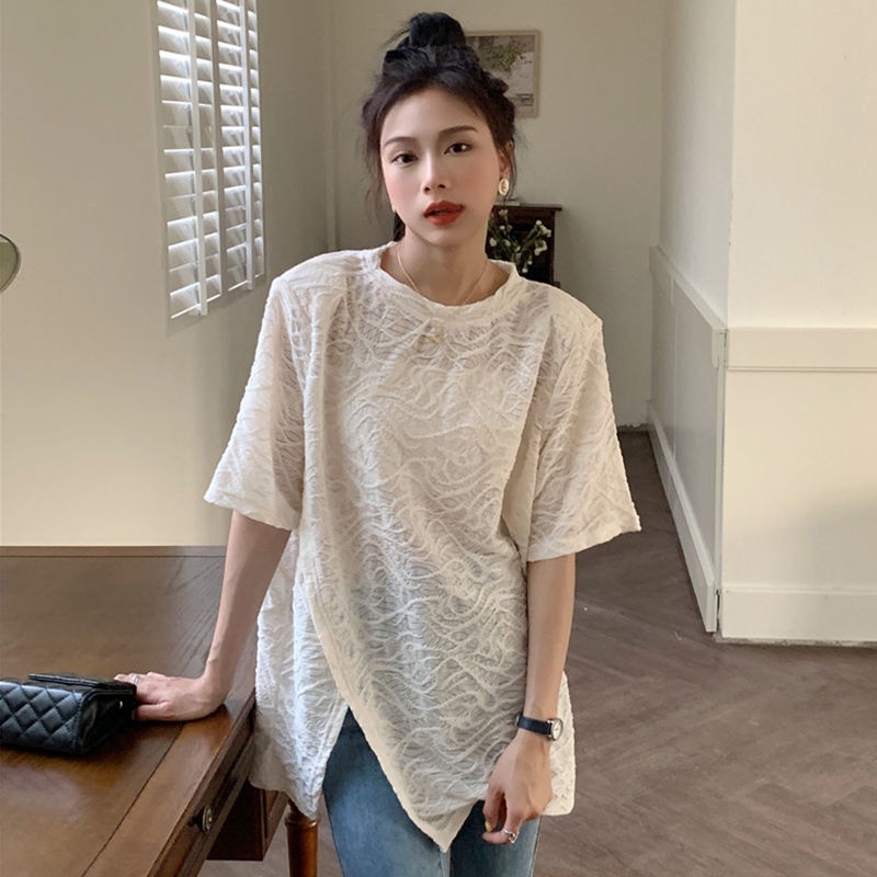Áo Thun Tay Ngắn Dáng Rộng Thời Trang Mùa Hè Xinh Xắn Cho Nữ