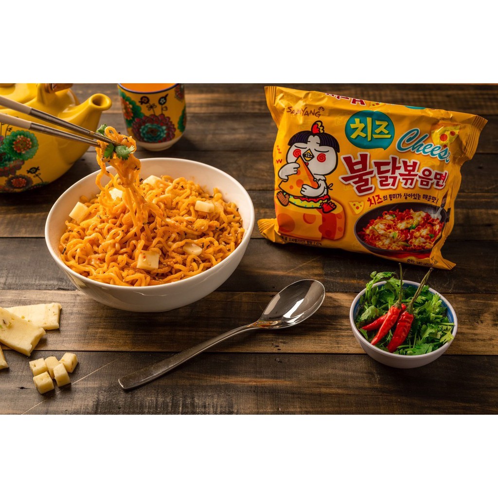 Combo 5 Gói Mì Cay Samyang Vị Phô Mai - Hàn Quốc | BigBuy360 - bigbuy360.vn